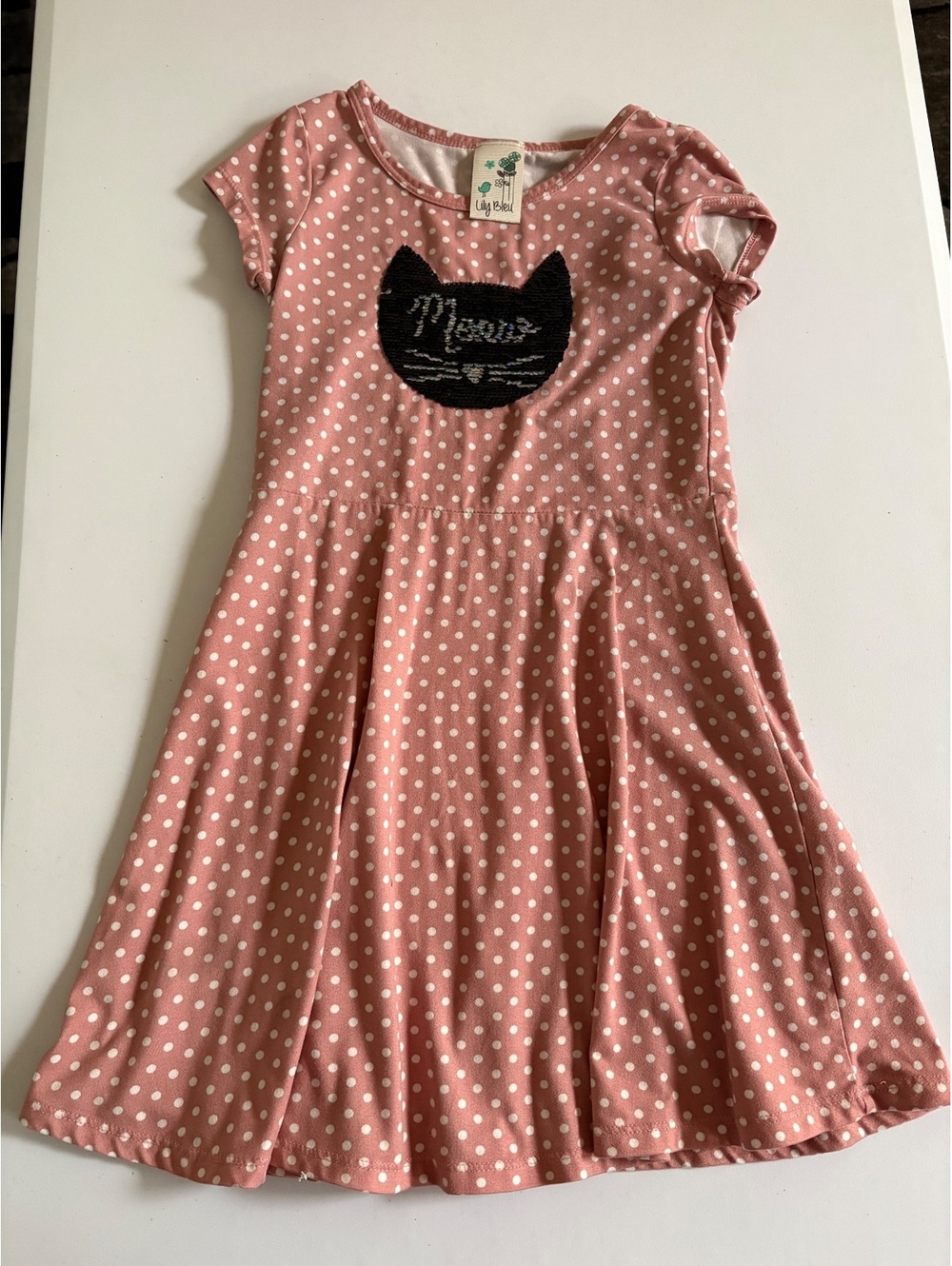 Lily Bleu pink “meow” dress